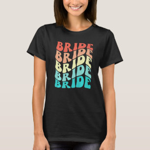 Brud Jag Gör Besättning Retro Sängkammarparty Brud T Shirt