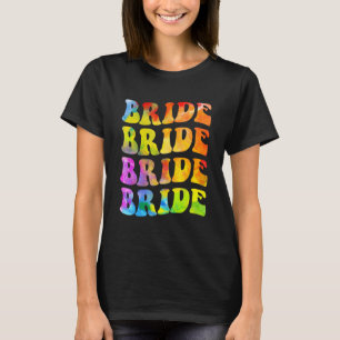 Brud Jag Gör Besättning Tie Dye Möhipparty Brud B T Shirt