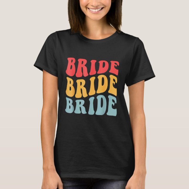 Brud jag gör Crew Retro Henparty Brud Brud  T Shirt (Framsida)