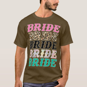 Brud Leopard Rodeo Cowgirls Systerfest Firande Vi T Shirt