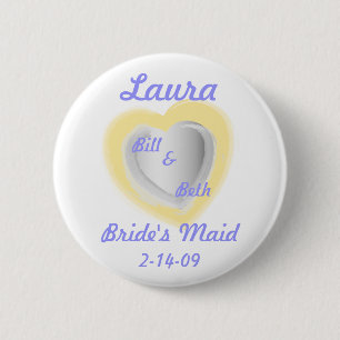 Brud Maid Knäppas-Skräddarsy Knapp