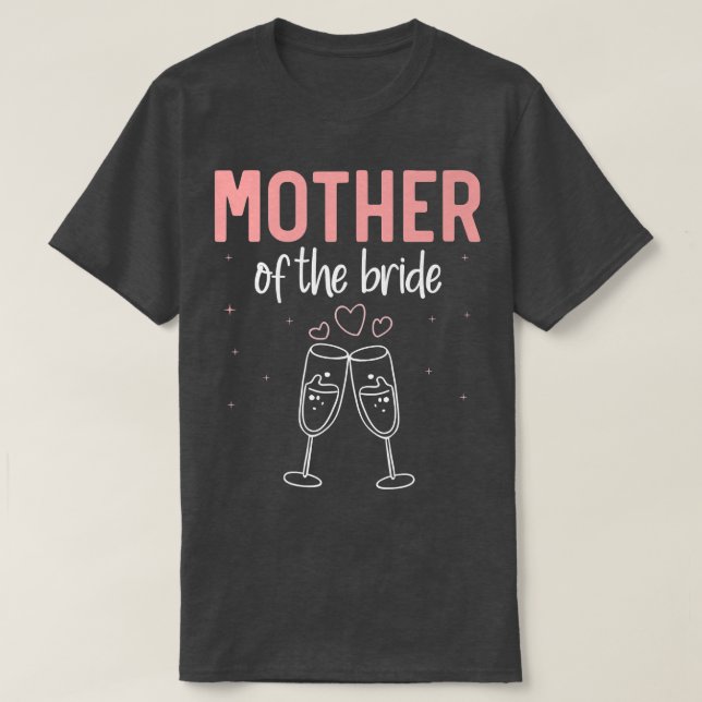 Brud Mamma Möhippa Bröllopsfest Kvinnor B T Shirt (Design framsida)