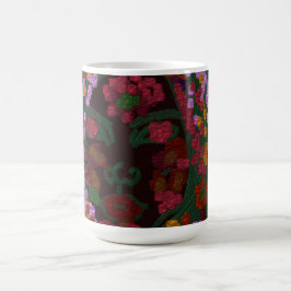 Brud med blommor kaffemugg