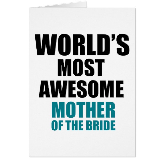 Brud mordesign hälsningskort (Framsidan)