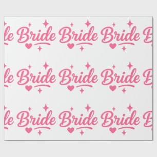 Brud Neon Rosa Presentpapper