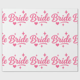 Brud Neon Rosa Presentpapper