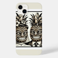 Brud och brudgum Aloha Pineapple Tiki Head Bröllop