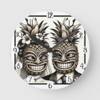 Brud och brudgum Aloha Pineapple Tiki Head Bröllop