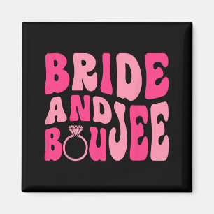Brud Och Lyxig Bach Groovy Matchande Senterparty Magnet