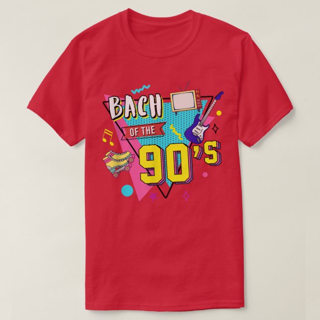 Brud på 90-talet Brudtärnor 90s Sällskapsbrud Mat T Shirt (Design framsida)