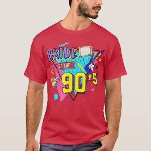 Brud på 90-talet Retro 90s tema Sagt ja mössa T Shirt