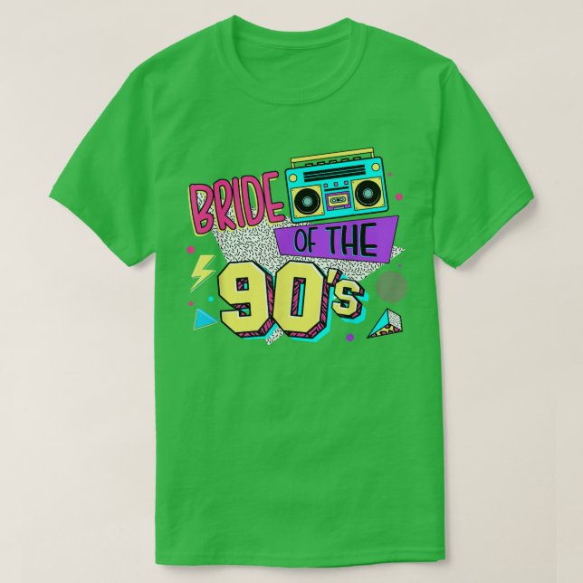 Brud på 90-talet S möhippa 90-talet bröllop B T Shirt (Design framsida)