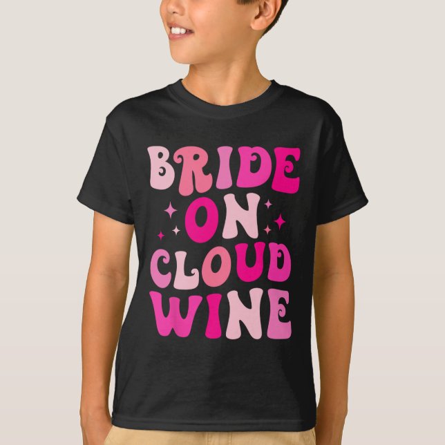 Brud på vinmoln dricker möhippa Ma T Shirt (Framsida)