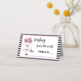 BRUD Parisian Couture Fair Lady Sällskapsfest Placeringskort