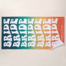Brud Pastell Gradient Retro Anpassad