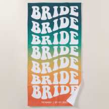 Brud Pastell Gradient Retro Anpassad