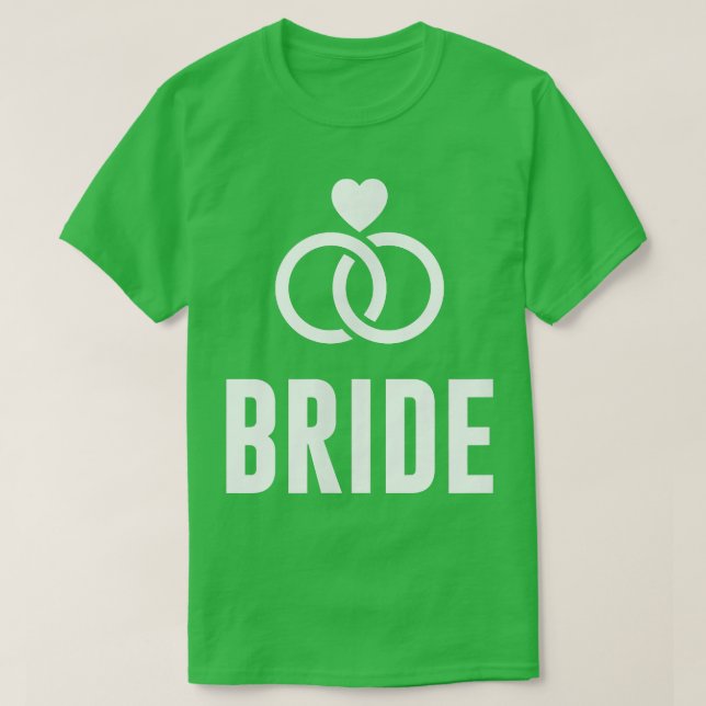 Brud perfekt för brudvisning  t shirt (Design framsida)
