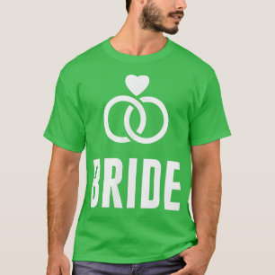 Brud perfekt för brudvisning t shirt