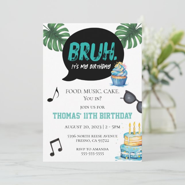 Brud Pojke Rolig 11:e 12:e 13:e 14:e Tonåring Twee Inbjudningar (Stående Fram)