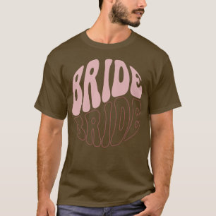 Brud Retro Möhippa Roligt Bröllop Brud T Shirt