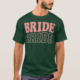 Brud Retro Möhippa Roligt Bröllop Brud T Shirt