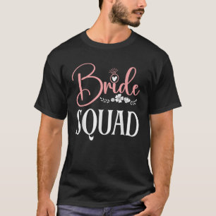 Brud Sällskap Bröllop Bröllopsdusch Matchande Fami T Shirt