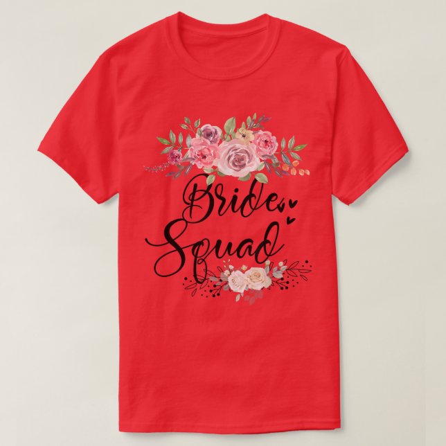 Brud Sällskap Bröllop Möhippa  T Shirt (Design framsida)