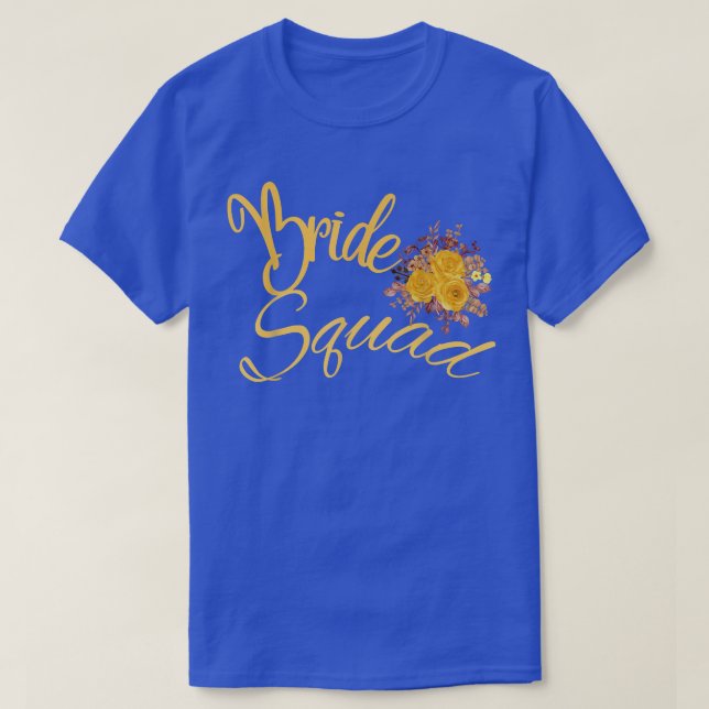 Brud Sällskap Bröllopsparty Team Matchande  T Shirt (Design framsida)