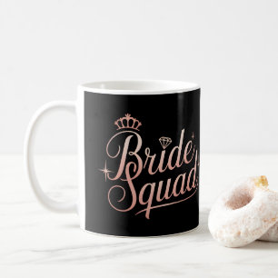 Brud Sällskap Brudklänning Brudtärna Kaffemugg