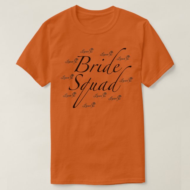 Brud Sällskap Kärlek Bröllop T-shirts Möhippa  (Design framsida)