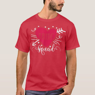 Brud Sällskap Pil Hjärtan Bröllopsfest Och Sigmadr T Shirt