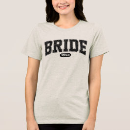 Brud Sällskap Varsity Typografi Möhippa Fest T Shirt