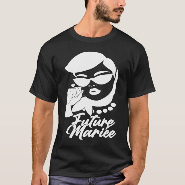 Brud Senterparty Brudtärna Blivande Fru T Shirt (Framsida)