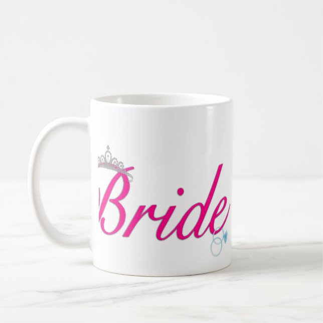 Brud som är (rosor) kaffemugg (Vänster)