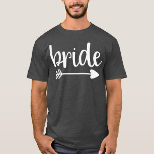 Brud Söt Pil Roligt Bröllopsfest Och Sjunglasten T Shirt