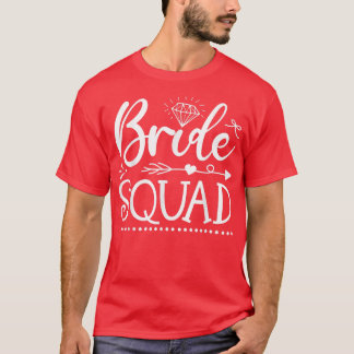 Brud Squad Arrow Bröllop Och Möhippa P T Shirt