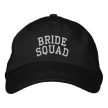 Brud-Squad Broderad Sjungmö Hatt