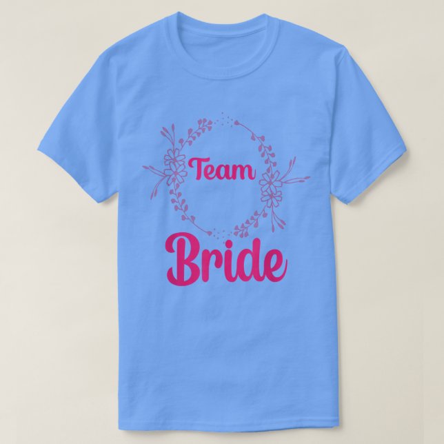 Brud Squad Brud Team Möhipparty Brudtärna T Shirt (Design framsida)