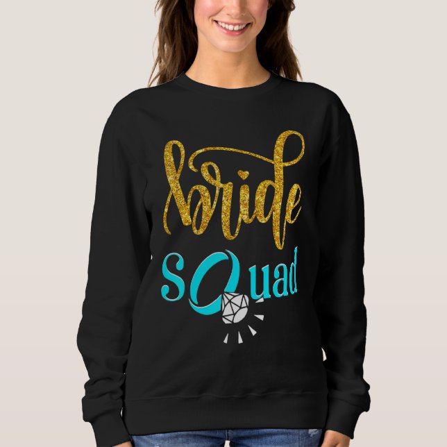 Brud-Squad Henparty Diamantring Kvinnor G T Shirt (Framsida)