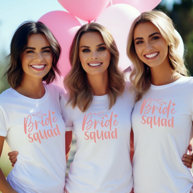 Brud-Squad Möhippa T Shirt (Bride Squad Bachelorette Shirt)