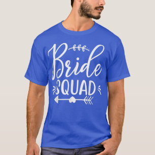 Brud Squad Pil Hjärta Bröllop Och Möhippa T Shirt