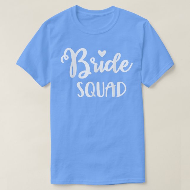 Brud Squad Söt Matchande För Möhippa  T Shirt (Design framsida)