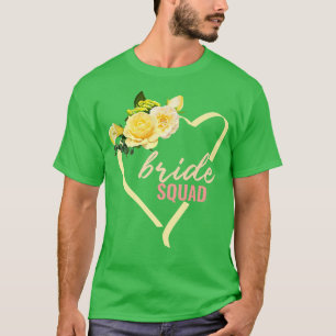 Brud Squad Team Sängkammarparty Bröllopsdusch T Shirt