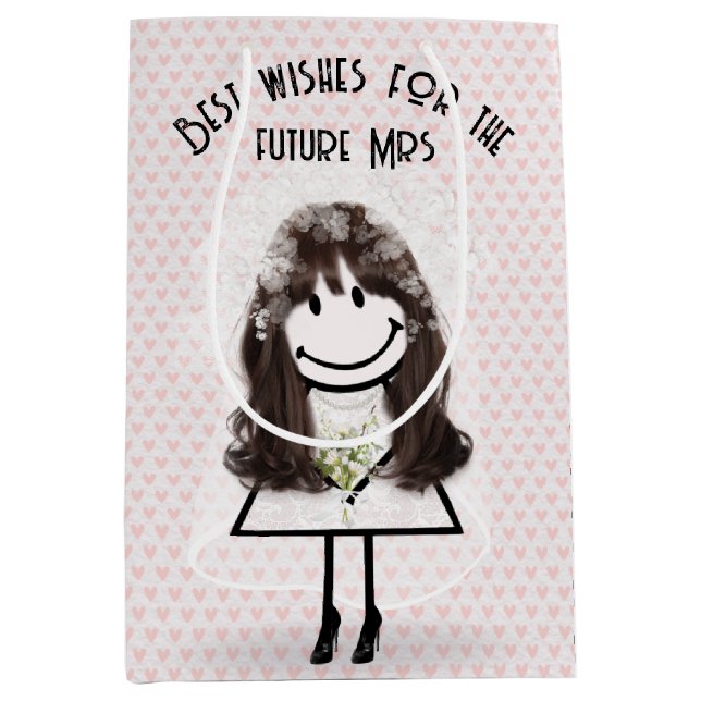 Brud Stavfigur Flicka På Hjärtan  (Framsidan)