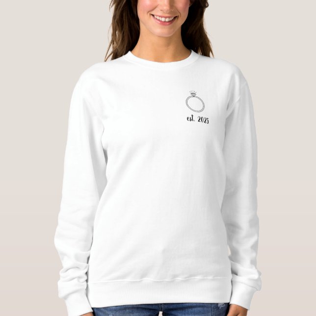 Brud Sweatshirt T Shirt (Framsida)