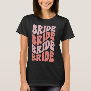 Brud Syster Bröllop Bröllopsdusch Brud Förlovad T Shirt