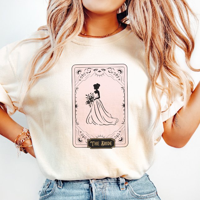 Brud Tarot Lycka Ogift Kvinnas Sällskap T Shirt (Skapare uppladdad)