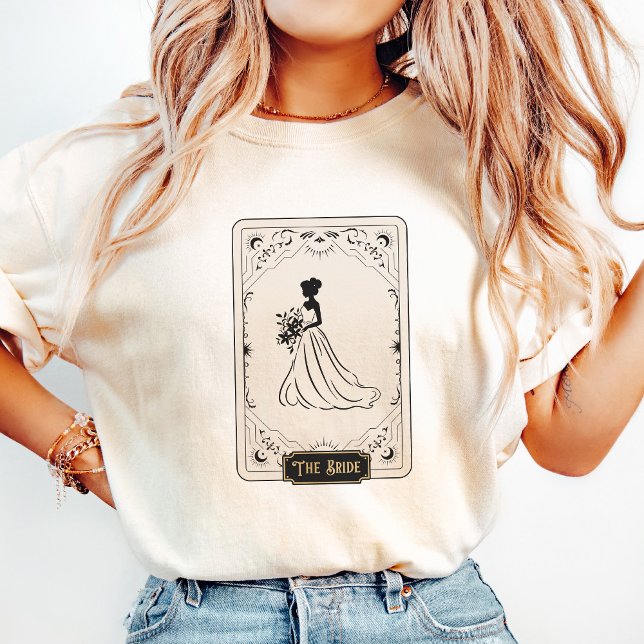 Brud Tarot Lycko Bröllopsfest för Möhippa T Shirt (Skapare uppladdad)