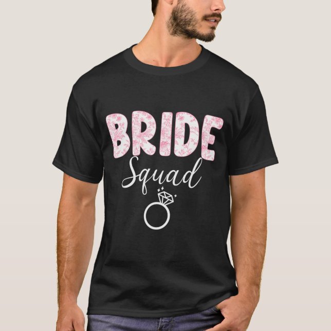 Brud Team Möhippa Coquette Bow T Shirt (Framsida)
