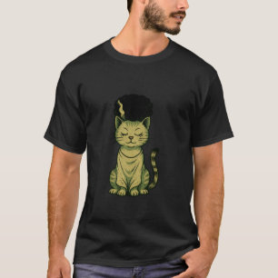 Brud till FrankenCat (Hennes) Monstercat Halloween T Shirt